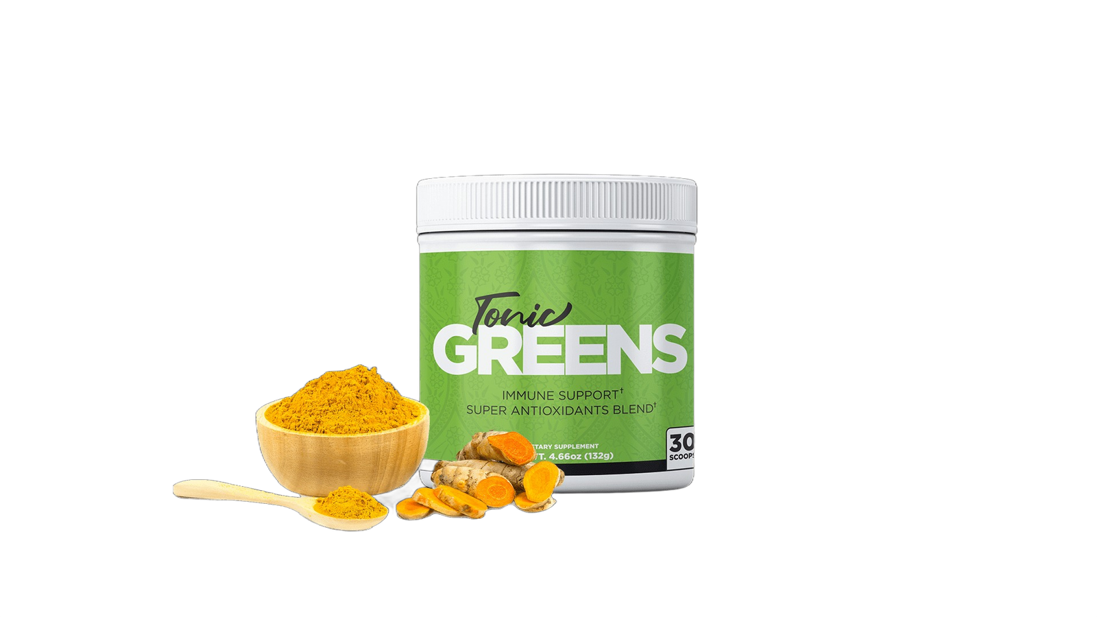 Tonic Greens Product Bottle